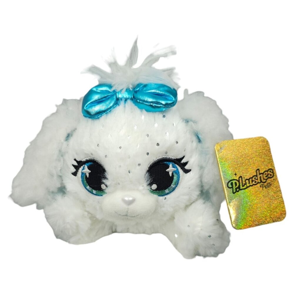 P.Lushes Pets Bianca Blings Puppy Dog 6.5" Plush Stuffed Animal Toy Bling It On